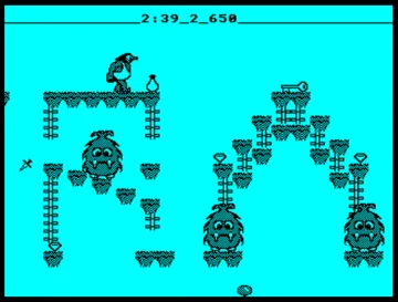 Frak v0.2 (1986)(Aardvark Software)[a] screen shot game playing